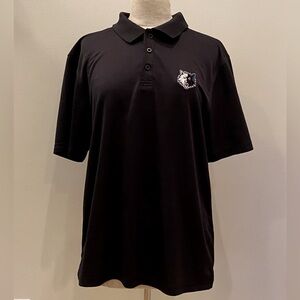 Adidas Climalite Black Polo with Minnesota Timberwolves EmbroideredMens Size L